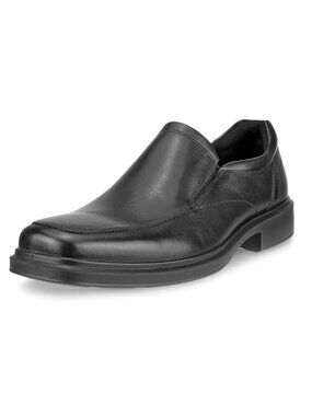 ECCO Men's Helsinki 2.0 Apron Toe Slip-on Loafers - Black - Size 44 US 10-10.5